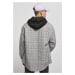 Pánská bunda // Cayler and Sons Plaid Out Quilted Shirt Jacket black/white