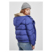 Urban Classics Ladies Hooded Puffer Jacket bluepurple