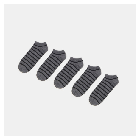 Sinsay - Sada 5 párů ponožek - Černý