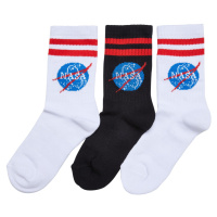 Ponožky NASA Insignia Kids 3-Pack bílá/černá