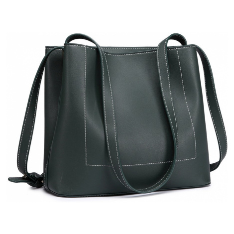Zelená dámská designová kabelka přes rameno Asya Lulu Bags