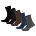 DEFACTO Men's Comfortable Elastic 5-Piece Cotton Socks