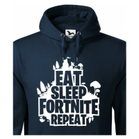 Pánská mikina Eat Sleep Fortnite Repeat