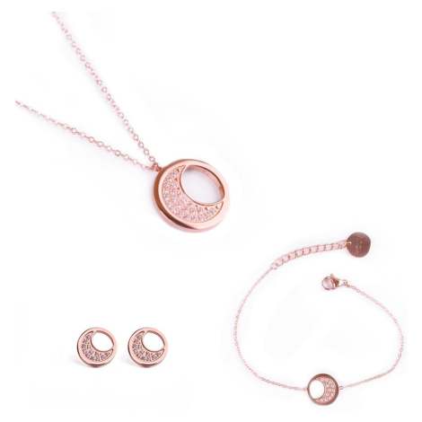 Jewelry set VUCH Trio of Rose Gold Moon