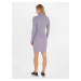 Světle fialové dámské svetrové šaty s rolákem Calvin Klein Jeans