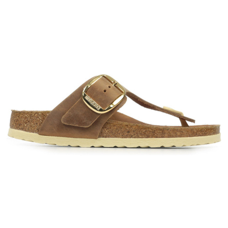 BIRKENSTOCK Gizeh Big Buckle Hnědá