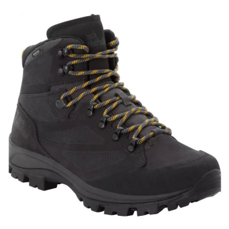 Pánské trekové boty Jack Wolfskin REBELLION TEXAPORE MID M phantom / burly yellow XT (4051171_63