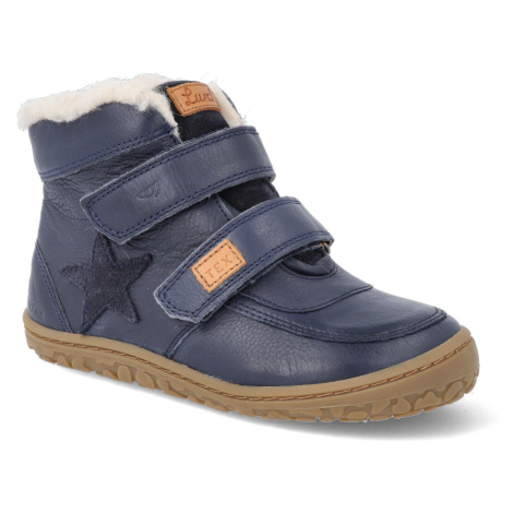 Barefoot zimní obuv s membránou Lurchi - Nemo tex Navy modrá
