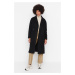 Trendyol Black Oversize Premium Woolen Cachet Coat