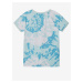 Bílo-modré dětské vzorované tričko Reima Vilpo