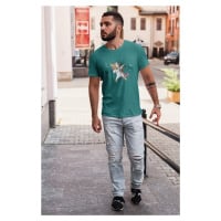 MMO Pánské tričko Dabujúci unicorn Barva: Smaragdově zelená