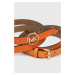 Pásek MICHAEL Michael Kors 2-pack dámský, oranžová barva