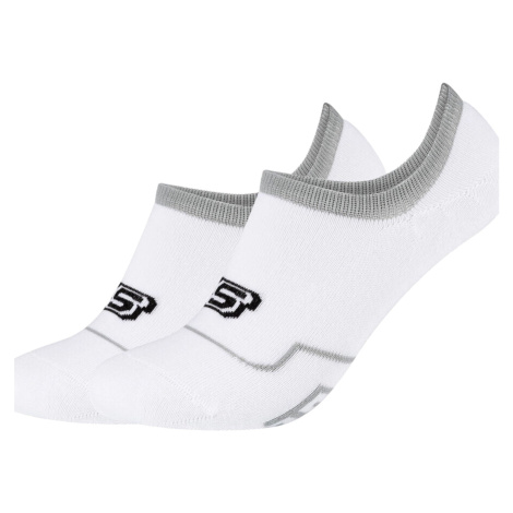 Skechers 2PPK Cushioned Footy Socks Bílá