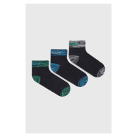Dětské ponožky Skechers černá barva
