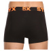 Styx 10PACK pánské boxerky sportovní guma černé L