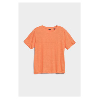 TRIČKO GANT LINEN SS T-SHIRT oranžová