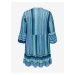 Modré dámské pruhované šaty ONLY CARMAKOMA Marrakesh