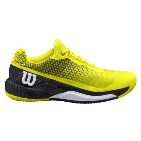 Wilson RUSH PRO 4.0 CLAY Pánská tenisová obuv, žlutá, velikost 41 1/3