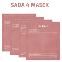 BIODANCE - BIO COLLAGEN REAL DEEP MASK - SADA 4 ks inovativních kolagenových pleťových masek 4 x