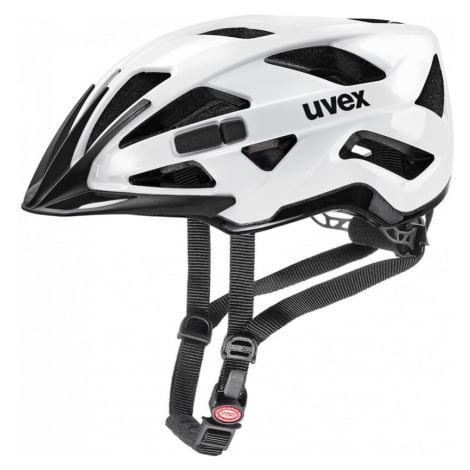 Cyklistická helma Uvex Active white black