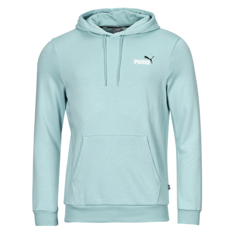 Puma ESS+ 2 COL SMALL LOGO HOODIE TR Modrá