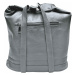 Středně šedý kabelko-batoh 2v1 s kapsami Rixie