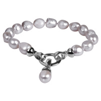 JwL Luxury Pearls Náramek z pravých šedých perel JL0558