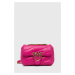 Kožená kabelka Pinko růžová barva, 100040.A0F2
