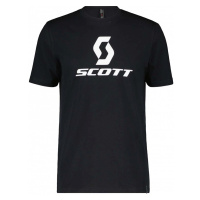 SCOTT Cyklistické triko s krátkým rukávem - ICON SS - černá/bílá