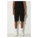 Bavlněné šortky Alpha Industries Jet Short černá barva, 191200.03-black