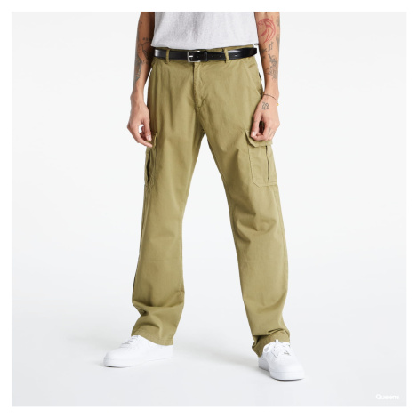 Urban Classics Straight Leg Cargo Pants color olivové