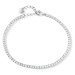 JwL Luxury Pearls Luxusní stříbrný tenisový náramek se zirkony JL0849