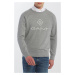 MIKINA D1. GANT LOCK UP C-NECK SWEAT šedá