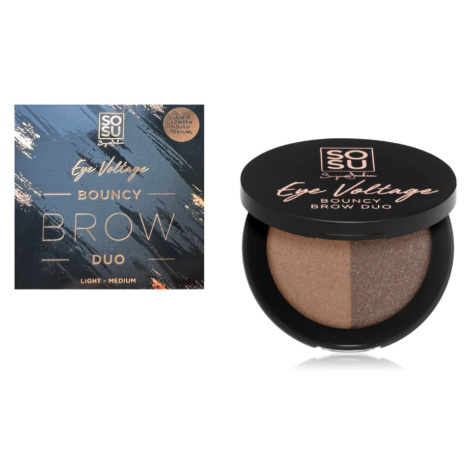 SOSU Cosmetics Eye Voltage Bouncy Brow Stíny na obočí light medium 2,5 g