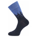 Pánské ponožky Lonka - Harry E, modrá, šedá Barva: Mix barev