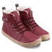 Dětské zimní barefoot boty Be Lenka Winter Kids - Dark Cherry Red