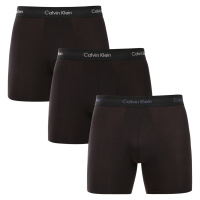 3PACK pánské boxerky Calvin Klein černé (NB1770A-VXT)