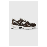 Sneakers boty New Balance MR530CL hnědá barva