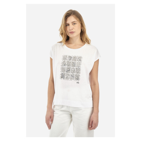 Tričko la martina woman t-shirt s/s 40/1 cotton bílá