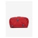 Červená dámská vzorovaná kosmetická taška U.S. Polo Assn.