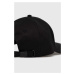 Bavlněná baseballová čepice 4F černá barva, s aplikací