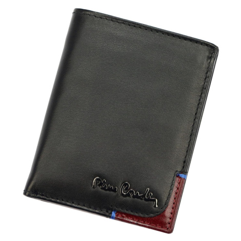 Pánská kožená peněženka Pierre Cardin TILAK75 1810 černá / vínová