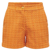 Only Billie Boucle Shorts - Apricot Oranžová