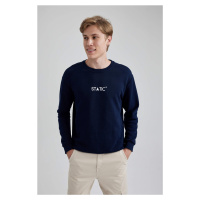 DEFACTO Regular Fit Printed Long Sleeve Sweatshirt