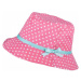 Lewro ABRIL Dívčí plátěný klobouček, růžová, veľkosť