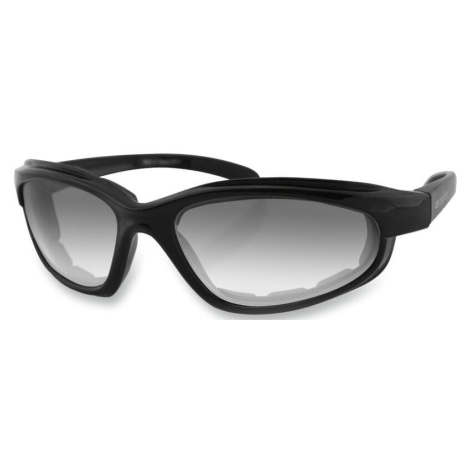 Bobster Fat Boy Adventure Gloss Black/Clear Photochromic Moto brýle
