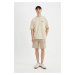 DEFACTO Regular Fit Cargo Pocket Shorts