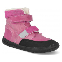 Barefoot dětské zimní boty Jonap - Falco růžové