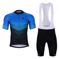 HOLOKOLO Cyklistický krátký dres a krátké kalhoty - NEW NEUTRAL - modrá/černá