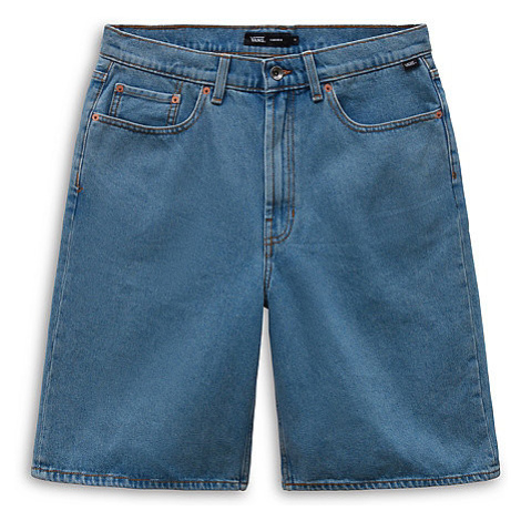 VANS Check-5 Baggy Denim Shorts Men Blue, Size